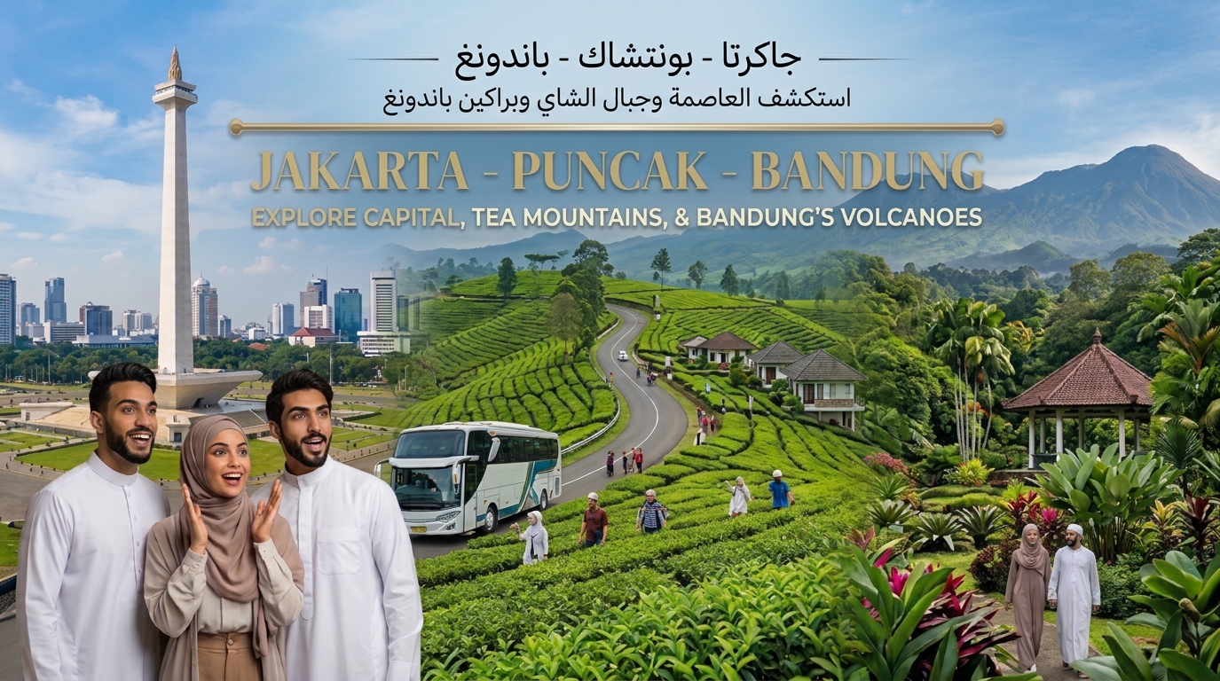 جاكرتا - بونتشاك - باندونغ